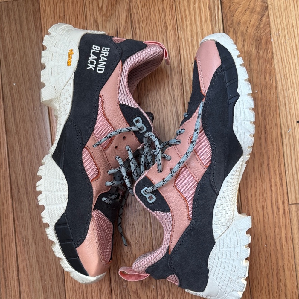 Brandblack Women's Pink and Black Sneakers